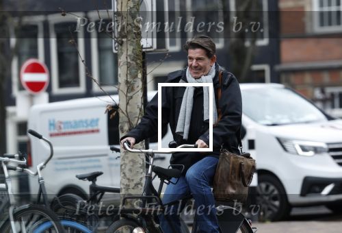 Amsterdam 26 januari 2026
Twan Huys op de fiets in Amsterdam