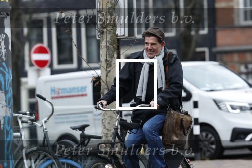 Amsterdam 26 januari 2026
Twan Huys op de fiets in Amsterdam