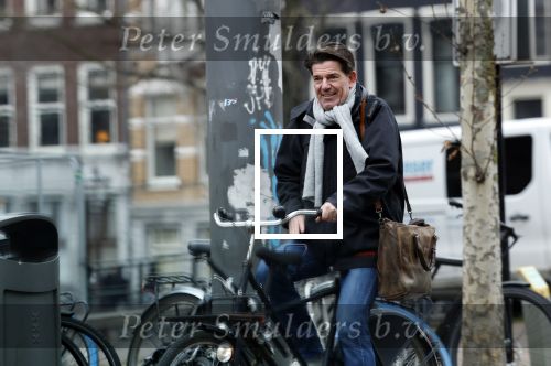 Amsterdam 26 januari 2026
Twan Huys op de fiets in Amsterdam
