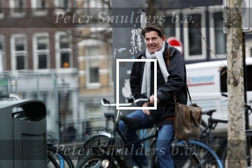 Amsterdam 26 januari 2026
Twan Huys op de fiets in Amsterdam