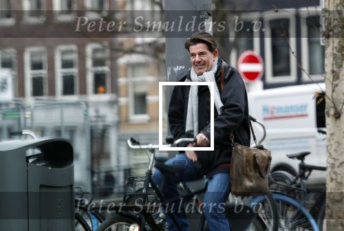 Amsterdam 26 januari 2026
Twan Huys op de fiets in Amsterdam