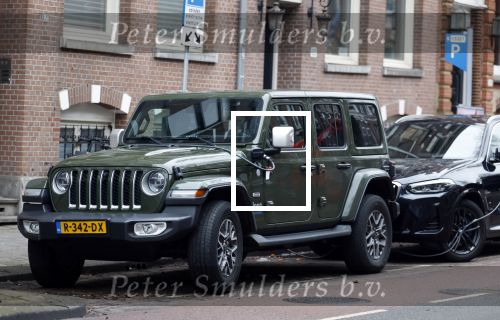 Amsterdam 28 januari 2026
Yvonne Brandsteder  bij haar electrische jeep