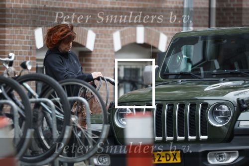 Amsterdam 28 januari 2026
Yvonne Brandsteder  bij haar electrische jeep