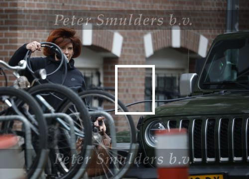 Amsterdam 28 januari 2026
Yvonne Brandsteder  bij haar electrische jeep