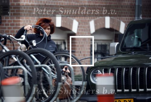 Amsterdam 28 januari 2026
Yvonne Brandsteder  bij haar electrische jeep