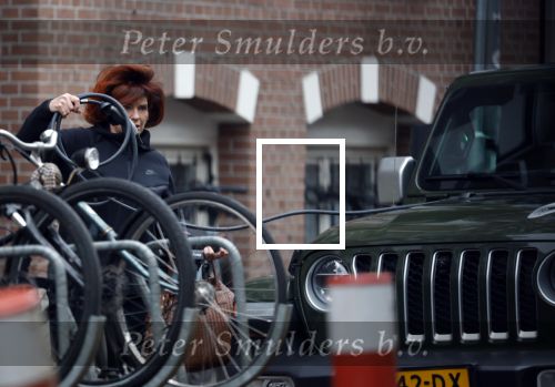 Amsterdam 28 januari 2026
Yvonne Brandsteder  bij haar electrische jeep