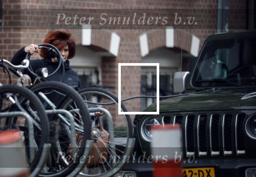 Amsterdam 28 januari 2026
Yvonne Brandsteder  bij haar electrische jeep