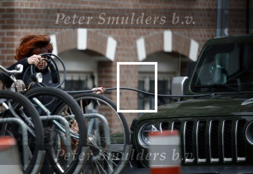 Amsterdam 28 januari 2026
Yvonne Brandsteder  bij haar electrische jeep