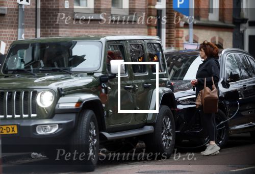 Amsterdam 28 januari 2026
Yvonne Brandsteder  bij haar electrische jeep