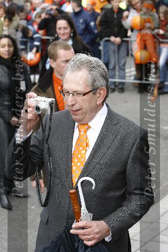 Almere 29 april 2006
Koninginnedag 2006 in Almere en Zeewolde.
Man Annemarie Jorritsma