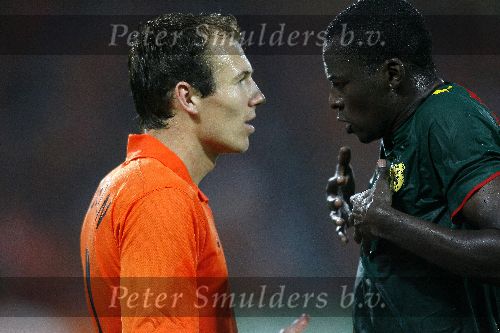 Zaterdag, 27 Mei 2006 Vriendschappelijke interland op weg naar het WK 2006 Nederland-Kameroen, eindstand 1-0
Arjen Robben
© Edwin van Zandvoort