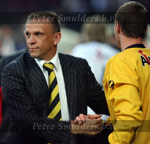 Nijmegen, 3 Mei 2006 Wedstrijd in de Play offs 2e wedstrijd NEC-Vitesse, eindstand 1-1 Seizoen 2005/2006
Edward Sturing
© foto Edwin van Zandvoort