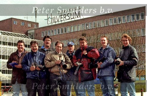 Hilversum, 29 Maart 1997
Ziekenhuis Hilversum v.l.n.r. Edwin Bredius, Bob Huitink, Edwin Jansen,Robert Hoetink,Peter Scholter. Ab Blauw,.... en Edwin Smulders