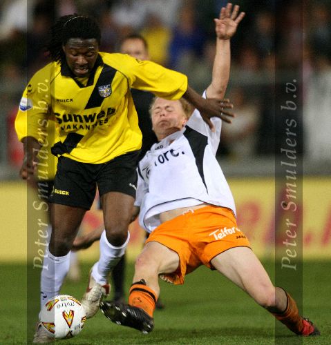 Breda, 9 Mei 2006 Laatste wedstrijd in de play-offs voor degradatie/promotie eredivisie Seizoen 2005/2006
NAC-FC Volendam, eindstand 0-0
Evander Sno
© Edwin van Zandvoort