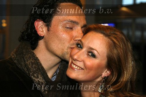 Amsterdam 9 april 2006
Premiere Black Pinocchio in de RAI.
Fabienne de Vries met vriend