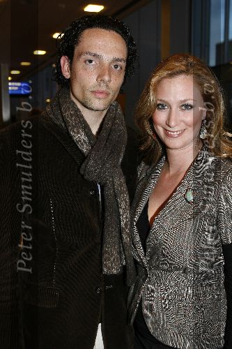 Amsterdam 9 april 2006
Premiere Black Pinocchio in de RAI.
Fabienne de Vries met vriend