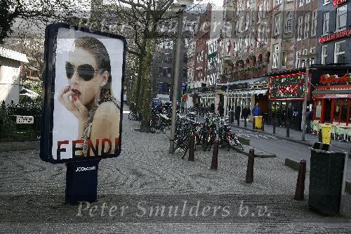 Amsterdam 15 april 2006
Fendi Reclame op rembrandtplein