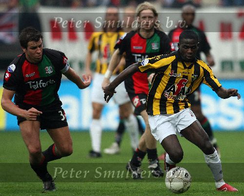 Nijmegen, 3 Mei 2006 Wedstrijd in de Play offs 2e wedstrijd NEC-Vitesse, eindstand 1-1 Seizoen 2005/2006
Fred Benson 
© foto Edwin van Zandvoort