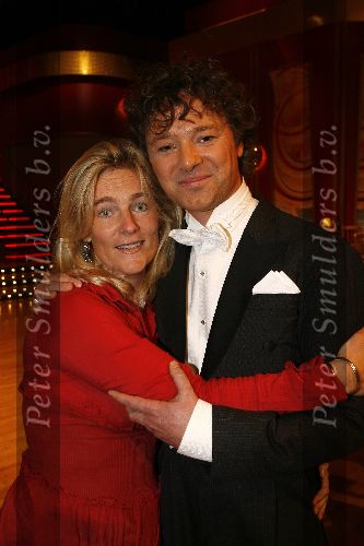 Hilversum 21 april 2006
Dancing with teh stars in studio 23
Frits Sissing met zijn vrouw