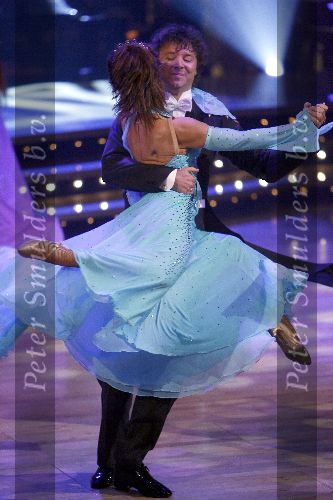 Hilversum 22 april 2006
Dancing with the stars in studio 23
Frits Sissing met Julie