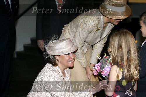 Amsterdam 26 april 2006
Maxima Prins Willem Alexander en de groothertog Hendrik van Luxemburg met zijn vrouw Groothertogin Maria Theresa bezoeken het v Gogh museum.