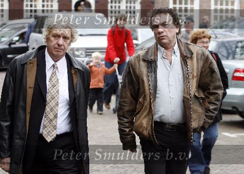 Utrecht 14 april 2006
Begrafenis Wout v Dodeweerd.
Hans Wennekes met andere ex vriend van Ria Valk