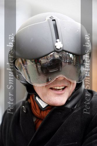 Amsterdam  18 april 2006
Huub Stapel op scooter met aparte helm