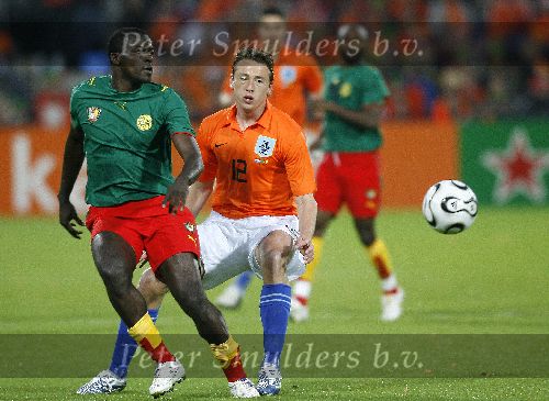 Zaterdag, 27 Mei 2006 Vriendschappelijke interland op weg naar het WK 2006 Nederland-Kameroen, eindstand 1-0
Jan Kromkamp
© Edwin van Zandvoort
