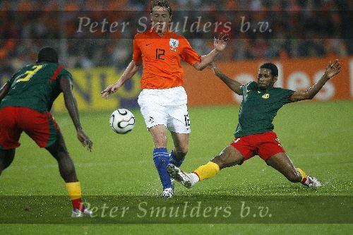 Zaterdag, 27 Mei 2006 Vriendschappelijke interland op weg naar het WK 2006 Nederland-Kameroen, eindstand 1-0
Jan Kromkamp
© Edwin van Zandvoort