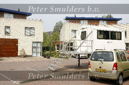 Capelle aan de Ijssel 7 mei 2006
Huis jan Peter Balkenende beveiligd met camera\'s en een politie post voor de deur