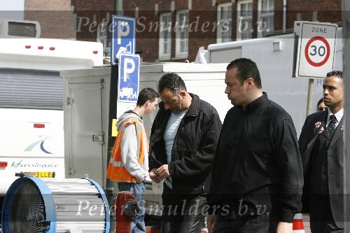 Amsterdam 25 april 2006
Opnames commercial van UPS met de acteur Jean Reno in Amsterdam