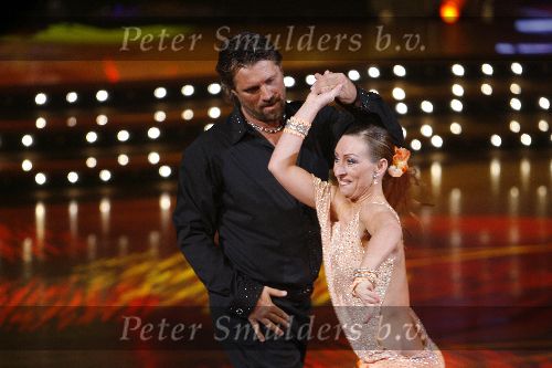 Hilversum 22 april 2006
Dancing with the stars in studio 23
John de Wolf met Roemjana