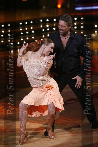 Hilversum 22 april 2006
Dancing with the stars in studio 23
John de Wolf met Roemjana