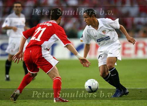 Eindhoven, 10 Mei 2006 Finale UEFA Cup Seizoen 2005/2006 tussen Middlesbrough FC-FC Sevilla, eindstand 0-4
Julien Escude
© Edwin van Zandvoort