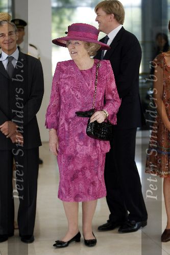 Buenos Aires 1 april 2006
Koningin Beatrix Maxima en Prins Willem Alexander op staatsbezoek in Argentinie.