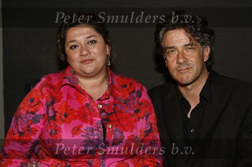 Hilversum 25 april 2006
Presentatie dvd Gooische vouwen in Musk.
Leopold witte en Annette Malherbe
