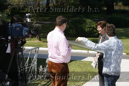 Buenos Aires 31 maart 2006
Prins Willem Alexander Maxima en Koningin Beatrix op staatsbezoek in Argentinie. Maartje v Weegen