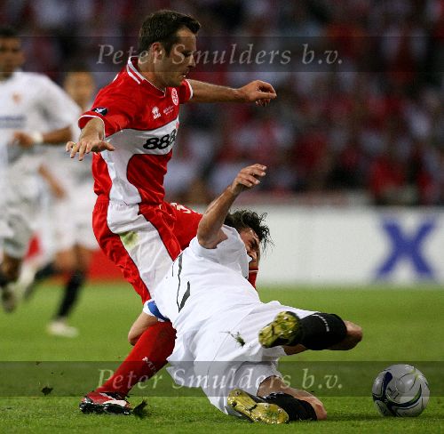 Eindhoven, 10 Mei 2006 Finale UEFA Cup Seizoen 2005/2006 tussen Middlesbrough FC-FC Sevilla, eindstand 0-4
Mark Viduka
© Edwin van Zandvoort