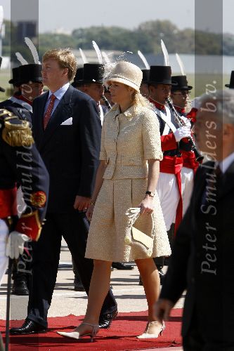 Buenos Aires 31 maart 2006
Prins Willem Alexander Maxima en Koningin Beatrix op staatsbezoek in Argentinie.