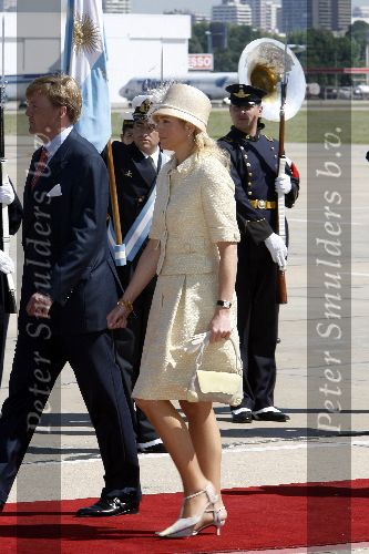 Buenos Aires 31 maart 2006
Prins Willem Alexander Maxima en Koningin Beatrix op staatsbezoek in Argentinie.
