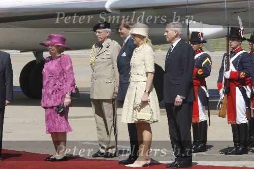 Buenos Aires 31 maart 2006
Prins Willem Alexander Maxima en Koningin Beatrix op staatsbezoek in Argentinie.
