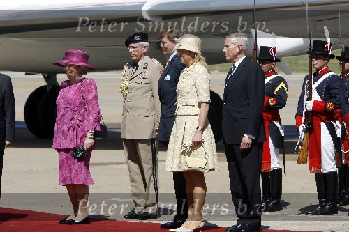 Buenos Aires 31 maart 2006
Prins Willem Alexander Maxima en Koningin Beatrix op staatsbezoek in Argentinie.