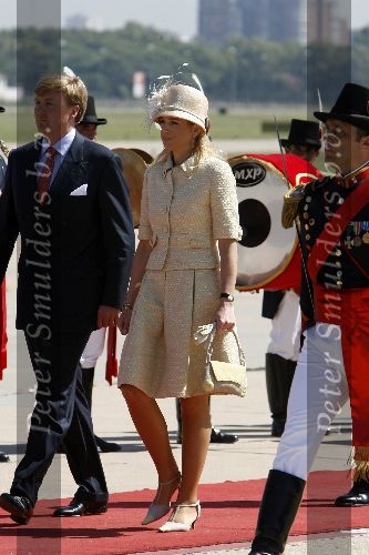 Buenos Aires 31 maart 2006
Prins Willem Alexander Maxima en Koningin Beatrix op staatsbezoek in Argentinie.