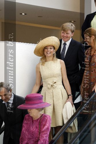 Buenos Aires 1 april 2006
Koningin Beatrix Maxima en Prins Willem Alexander op staatsbezoek in Argentinie.