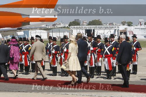 Buenos Aires 31 maart 2006
Prins Willem Alexander Maxima en Koningin Beatrix op staatsbezoek in Argentinie.