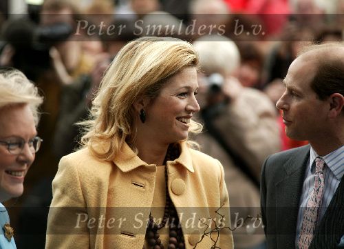 Heesch 19 april 2006
Prinses Maxima en Prins Edward bij uitreiking onderscheidingen aan studenten.