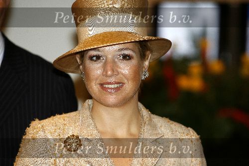 Amsterdam 26 april 2006
Maxima Prins Willem Alexander en de groothertog van Luxemburg met zijn vrouw bezoeken het v Gogh museum.