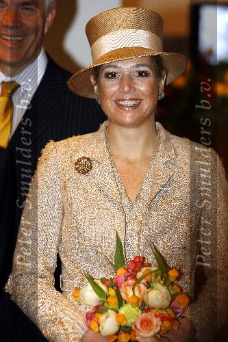 Amsterdam 26 april 2006
Maxima Prins Willem Alexander en de groothertog van Luxemburg met zijn vrouw bezoeken het v Gogh museum.