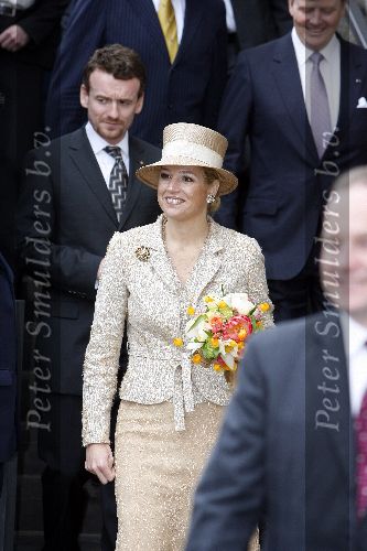 Amsterdam 26 april 2006
Maxima Prins Willem Alexander en de groothertog Hendrik van Luxemburg met zijn vrouw Groothertogin Maria Theresa bezoeken het v Gogh museum.