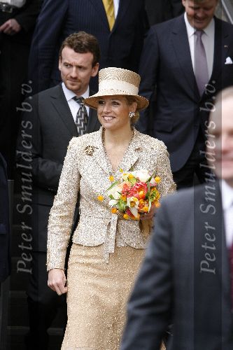 Amsterdam 26 april 2006
Maxima Prins Willem Alexander en de groothertog Hendrik van Luxemburg met zijn vrouw Groothertogin Maria Theresa bezoeken het v Gogh museum.